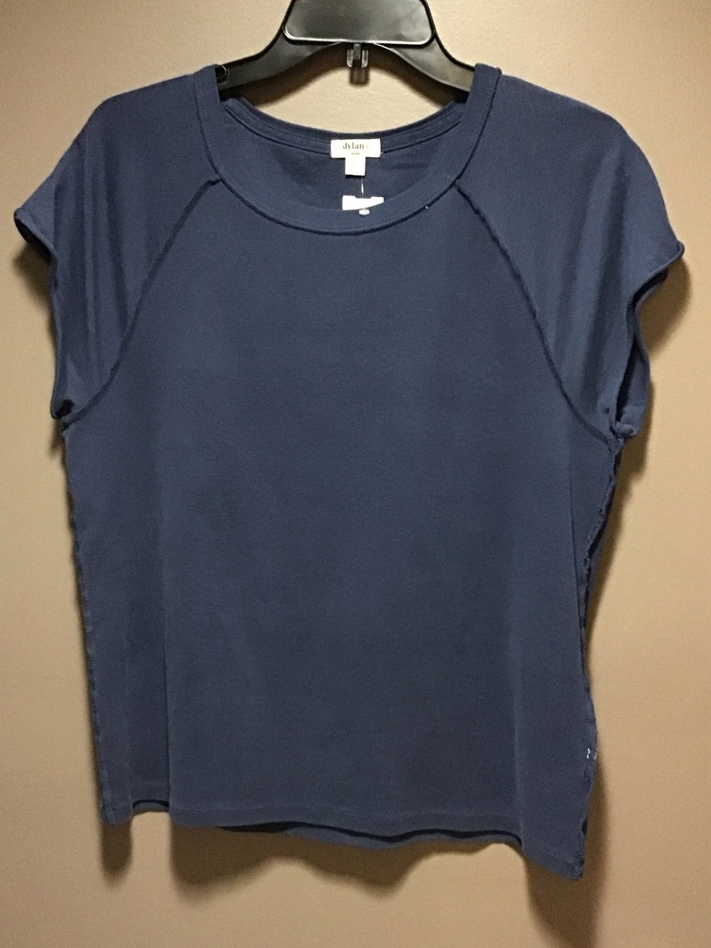 dylan Navy Short Sleeve Crewneck Tee